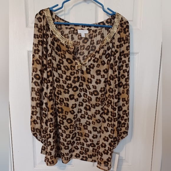 Charter Club Chiffon Blouse - Picture 1 of 11